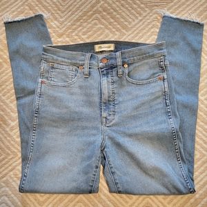 Madewell 10 Inch High Rise Skinny Jeans